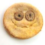 Smiley Face dog cookies