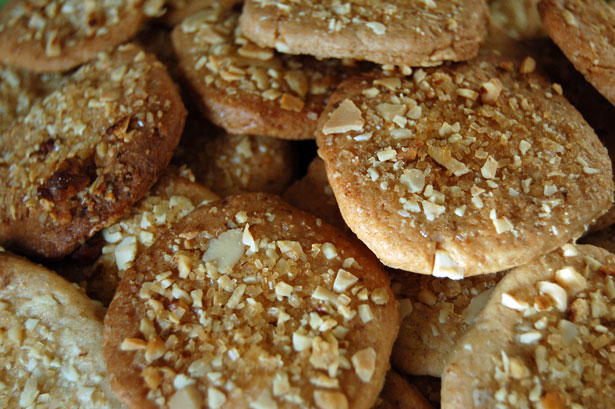 peanut oat drop cookies for dogs
